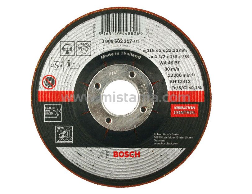Tarcza korundowa 115/3,0mm BOSCH (do szlifowania stali)