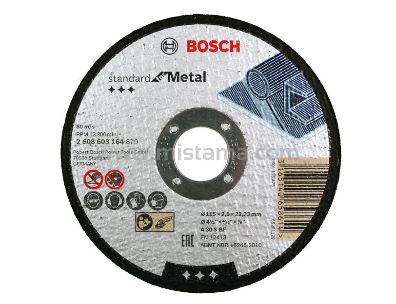 Tarcza korundowa 115/2,5mm BOSCH (do cięcia stali)