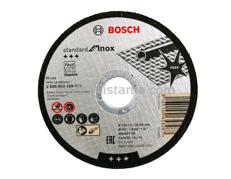 Tarcza korundowa 115/1,0mm BOSCH (do cięcia stali)