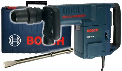 Młot udarowy GSH 11 E BOSCH + walizka + dłuto
