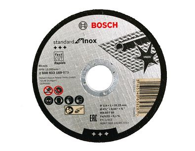Tarcza korundowa 115/1,0mm BOSCH (do cięcia stali)