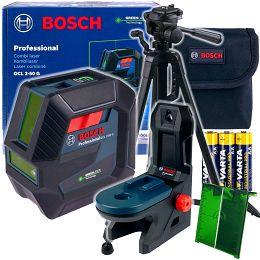 Laser krzyżowy GCL 2-50 G BOSCH + UCHWYT + STATYW