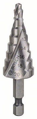 Wiertło stopniowe 4-20 mm HSS BOSCH z chwytem 6-kątnym