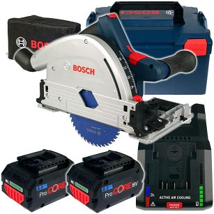 Zagłębiarka GKT 18V-52 GC BOSCH 2x8,0Ah L-BOXX 