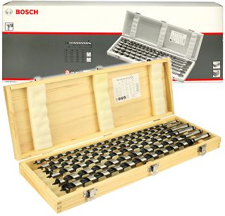 Zestaw 6 wierteł krętych do drewna w walizce BOSCH 