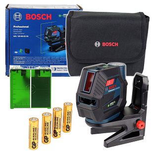 Laser krzyżowy GCL 12V-50-22 CG BOSCH + uchwyt RM20