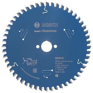 Tarcza pilarska 165/20mm Expert for Aluminium BOSCH (52 zęby)