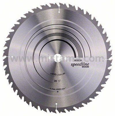 Tarcza pilarska 400/30mm Speedline Wood BOSCH (36 zębów)