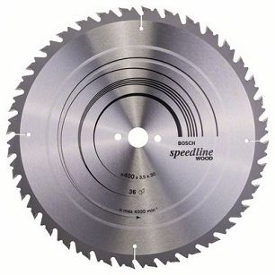 Tarcza pilarska 400/30mm Speedline Wood BOSCH (36 zębów)