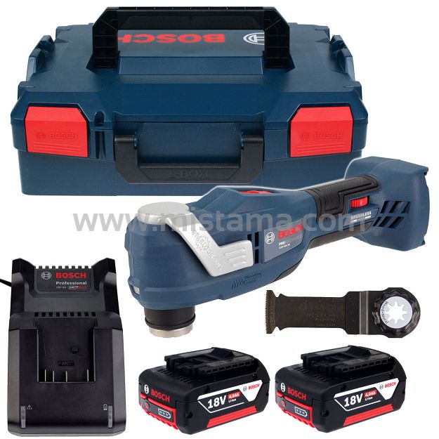 Narzędzie wielofunkcyjne GOP 18V-30 BOSCH L-BOXX 2x4,0Ah