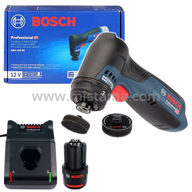 Szlifierka oscylacyjna GSS 12V-32 BOSCH 1x2,0Ah