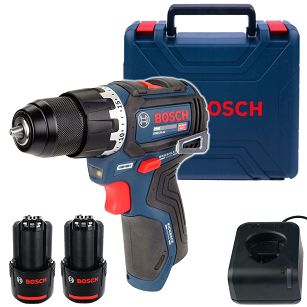 Wkrętarka z udarem 32Nm GSB 12V-32 BOSCH 2x2,0Ah + walizka
