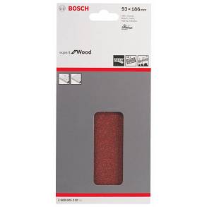 Papier ścierny na rzep 93x186 mm GR.60/120/180 MIX (10 sztuk) BOSCH WYPRZEDAŻ!