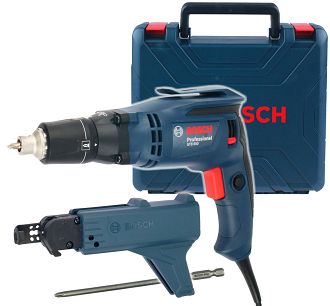 Wkrętarka sieciowa GTB 650 BOSCH do płyt GK + magazynek GMA 55