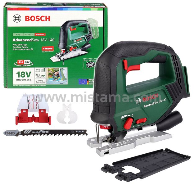 Wyrzynarka akumulatorowa 140mm AdvancedSaw 18V-140 BOSCH (korpus)