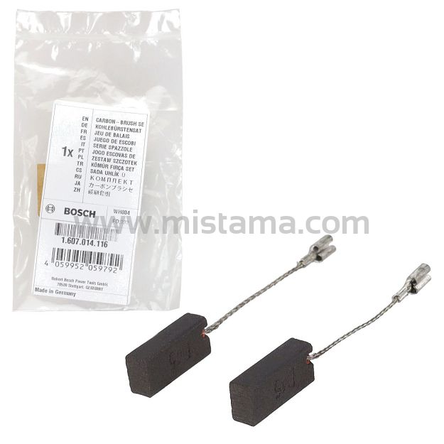 Szczotki węglowe do GNF, GFA, GEX, GWS 650, GWS 7-115, PWS 6-115, PWS 700, PWS 8-125 BOSCH