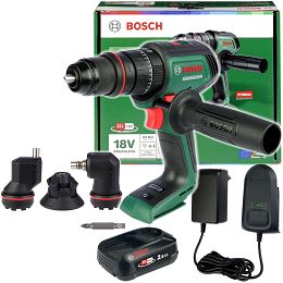 Wkrętarka z udarem 18V ADVANCEDIMPACT 18V-80 BOSCH BEZSZCZOTKOWA 1x2,5Ah + 4 uchwyty