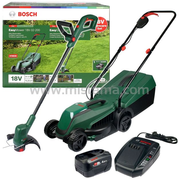 Kosiarka akumulatorowa 18V EASYMOWER + podkaszarka EASYGRASSCUT BOSCH 1x4,0Ah