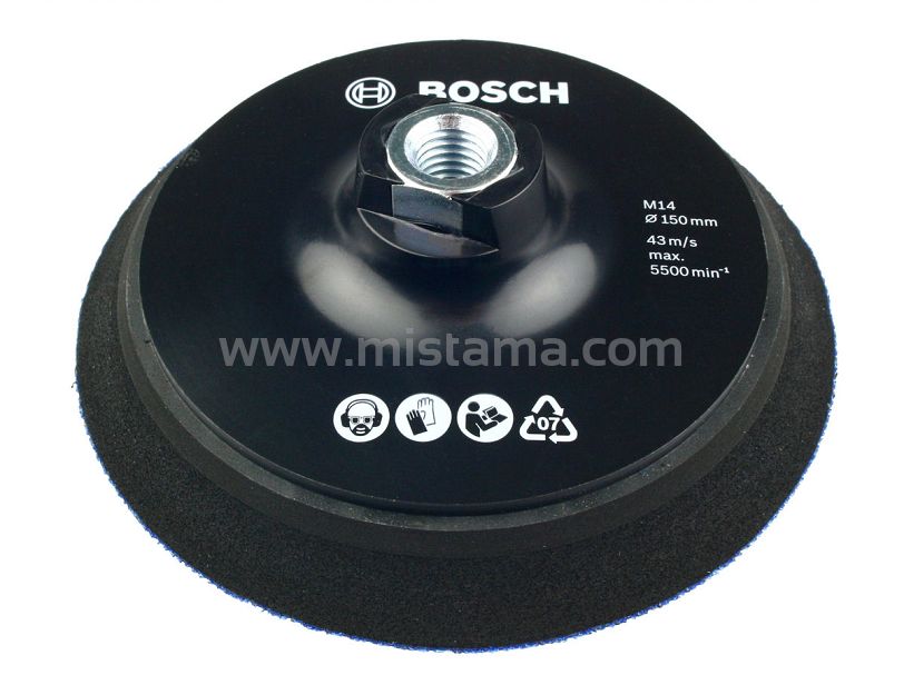 Talerz 150mm na rzep do polerek BOSCH