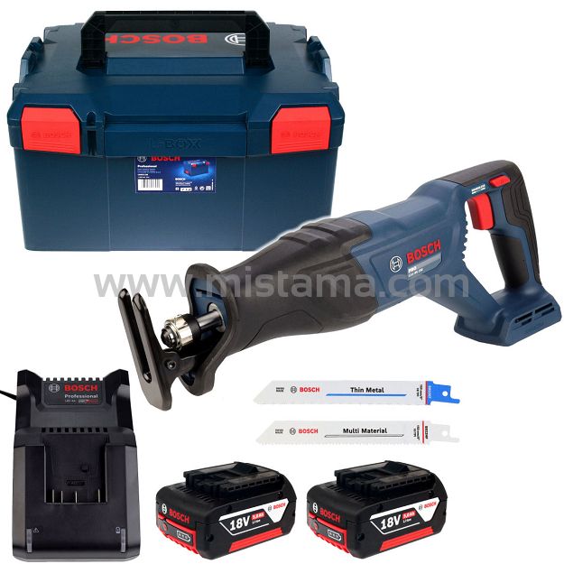 Piła szablasta GSA 18V-280 BOSCH L-BOXX 2x5,0Ah