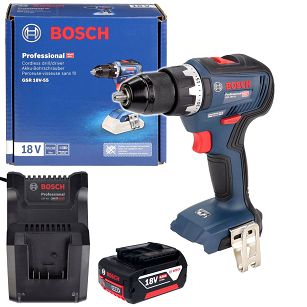 Wkrętarka 55Nm GSR 18V-55 BOSCH 1x4,0Ah