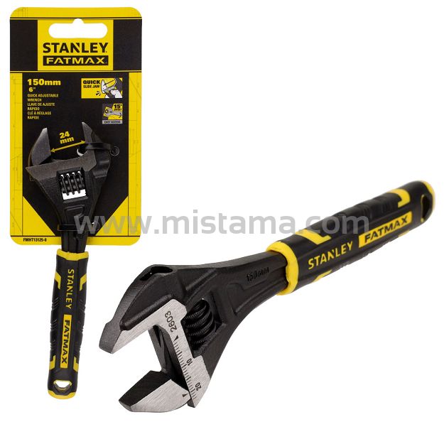 Klucz nastawny 150 mm rozstaw szczęk 0 - 24 mm STANLEY FATMAX