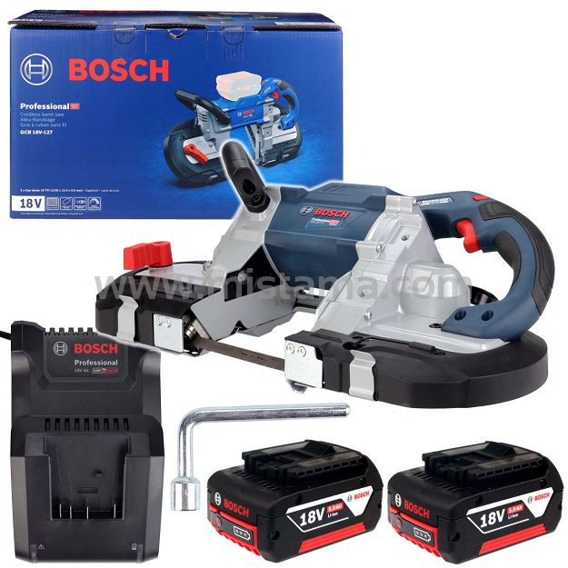 Pilarka taśmowa akumulatorowa GCB 18V-127 BOSCH 2x5,0Ah