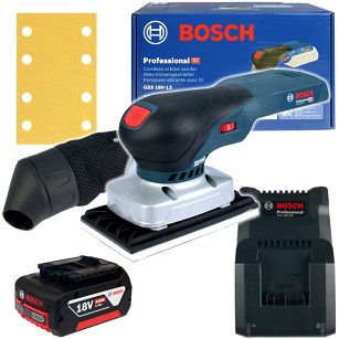 Szlifierka oscylacyjna GSS 18V-13 BOSCH 1x4,0Ah