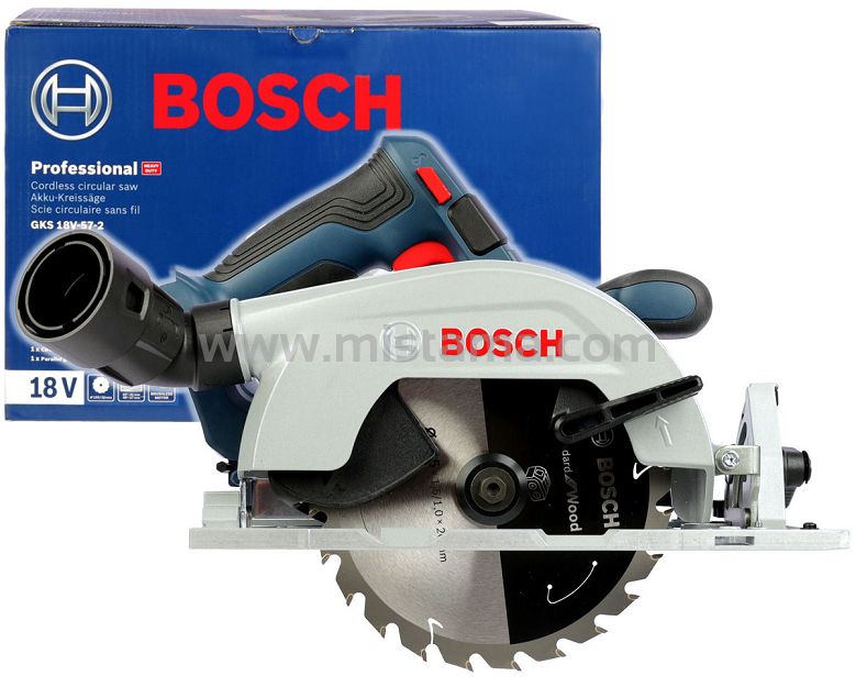 Pilarka tarczowa GKS 18V-57-2 BOSCH BEZSZCZOTKOWA BITURBO KORPUS