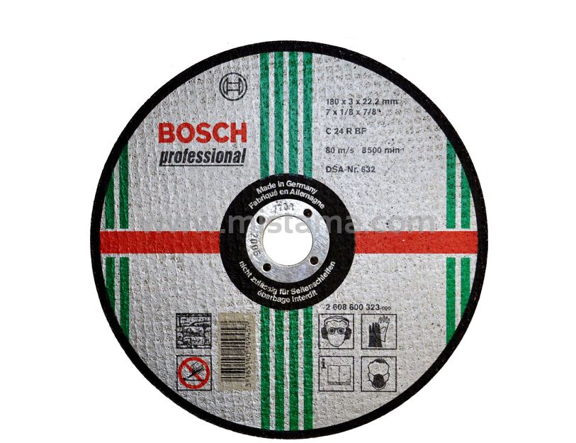 Tarcza korundowa 180/3,0mm BOSCH (do cięcia betonu)
