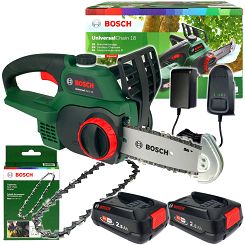 Piła łańcuchowa UNIVERSALCHAIN 18 BOSCH 2x2,5Ah