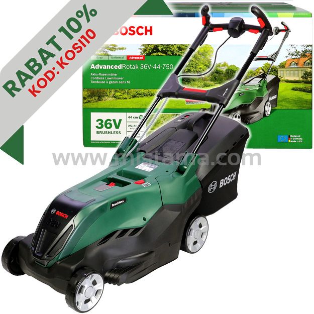 Kosiarka akumulatorowa 36V ADVANCEDROTAK 36V-44-750 BOSCH (korpus)