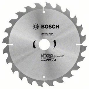 Tarcza pilarska 230/30mm Eco for Wood BOSCH (24 zęby)