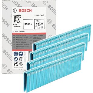 Zszywki 30mm z wąskim grzbietem typ TK40 30G BOSCH 5000 szt.