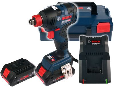 Klucz udarowy GDX 18V-200 C BOSCH 2x4,0Ah L-BOXX