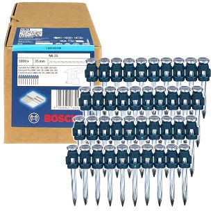 Gwoździe do betonu 35mm NK-35 BOSCH 1000 sztuk do osadzaka GNB 18V-38