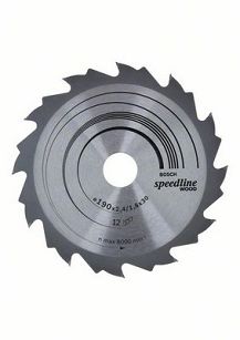 Tarcza pilarska 190/30mm Speedline Wood BOSCH (12 zębów)