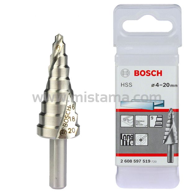 Wiertło stopniowe 4-20 mm HSS BOSCH