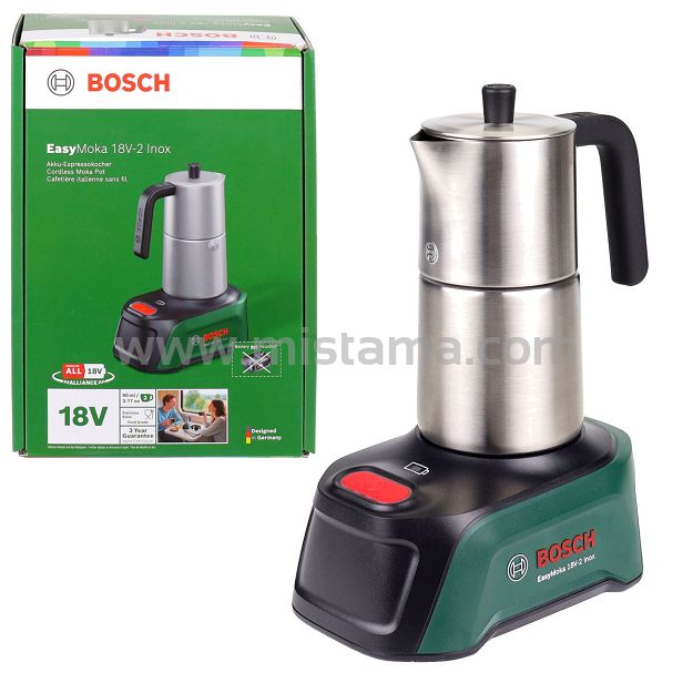 Akumulatorowy ekspres do kawy EasyMoka 18V-2 INOX BOSCH