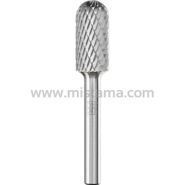 Tarnik frez trzpieniowy walec 12 mm chwyt 6 mm WRC Z3P PFERD do aluminium, metalu, żeliwa