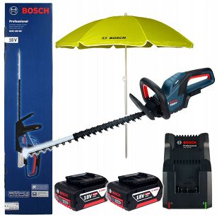 Sekator akumulatorowy  18V 50cm GHE 18V-50 BOSCH 2x4,0Ah