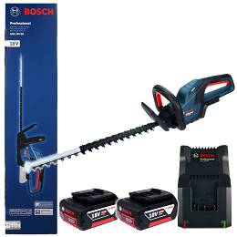 Sekator akumulatorowy  18V 50cm GHE 18V-50 BOSCH 2x4,0Ah