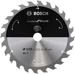 Tarcza pilarska 173/20mm Standard for Wood BOSCH (24 zęby) do pilarek aku
