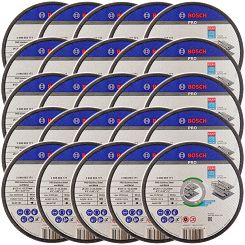 Zestaw 25 tarcz korundowych 125/1,0mm BOSCH (do cięcia stali INOX)