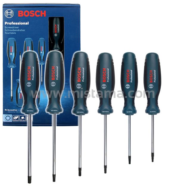 Zestaw 6 wkrętaków ręcznych śrubokrętów torx BOSCH 