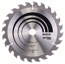 Tarcza pilarska 190/20mm Optiline Wood BOSCH (24 zęby)