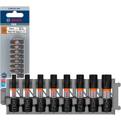 Bit 25 mm security torx IMPACT BOSCH PRO zestaw 8 szt.