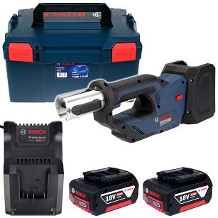 Akumulatorowa praska zaciskarka do rur GPT 18V-19 L-BOXX 2x4,0Ah