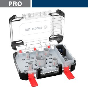 Zestaw 6 otwornic 19-68 mm PRO Multi-Material BOSCH + walizka