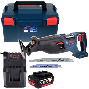 Piła szablasta 18V GSA 185-LI / GSA 18V-28 BOSCH L-BOXX 1x5,0Ah